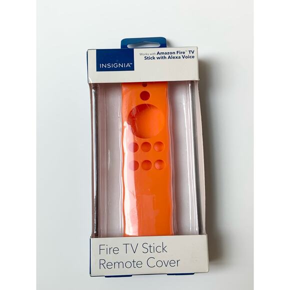 Fire TV Stick Remote Cover Orange Insignia Remote Cover New in Box - Picture 1 of 7